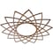Ekena Millwork Eleanor Wood Fretwork Pierced Ceiling Medallion, Walnut, 22"OD x 8 1/2"ID x 3/8"T CMWP22X22X0375EAWA - alternate 4